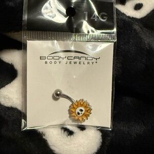 BodyCandy Sunflower Belly Ring